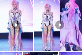 B站 Yiko湿润兔 咬一口兔娘 极品美女 情趣   丁字 骚舞 3v