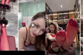 抖音 韩文 极品美女 情趣 露内 骚舞 自摸 5v